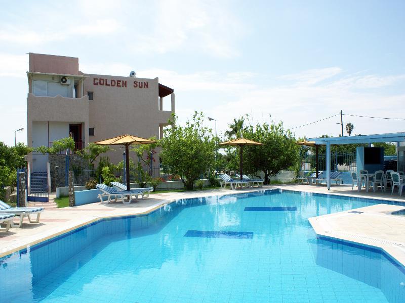Golden Sun Aparthotel Tigaki Exterior foto